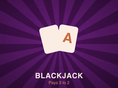 Blackjack tables at Cafe Casino