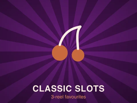 Classic three reel slots at Cafe Casino